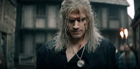 The Witcher's Henry Cavill talks challenging bathtub scene