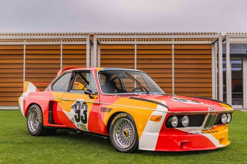 Replica of the 1974 BMW 3.0 CSL Calder Art Car replica of the 1974 bmw 30 csl calder art car