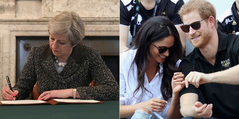 Theresa May clears diary for Harry and Meghan engagement announcement