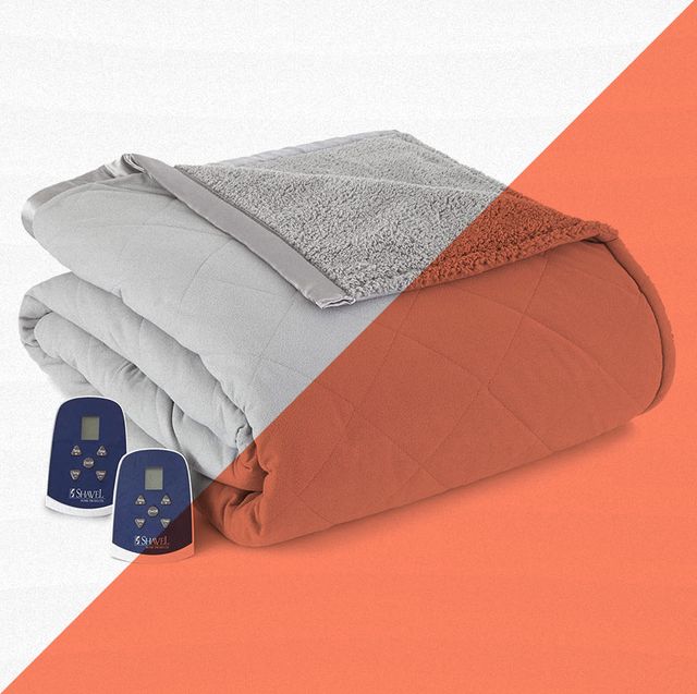 thermee electric blanket in grey