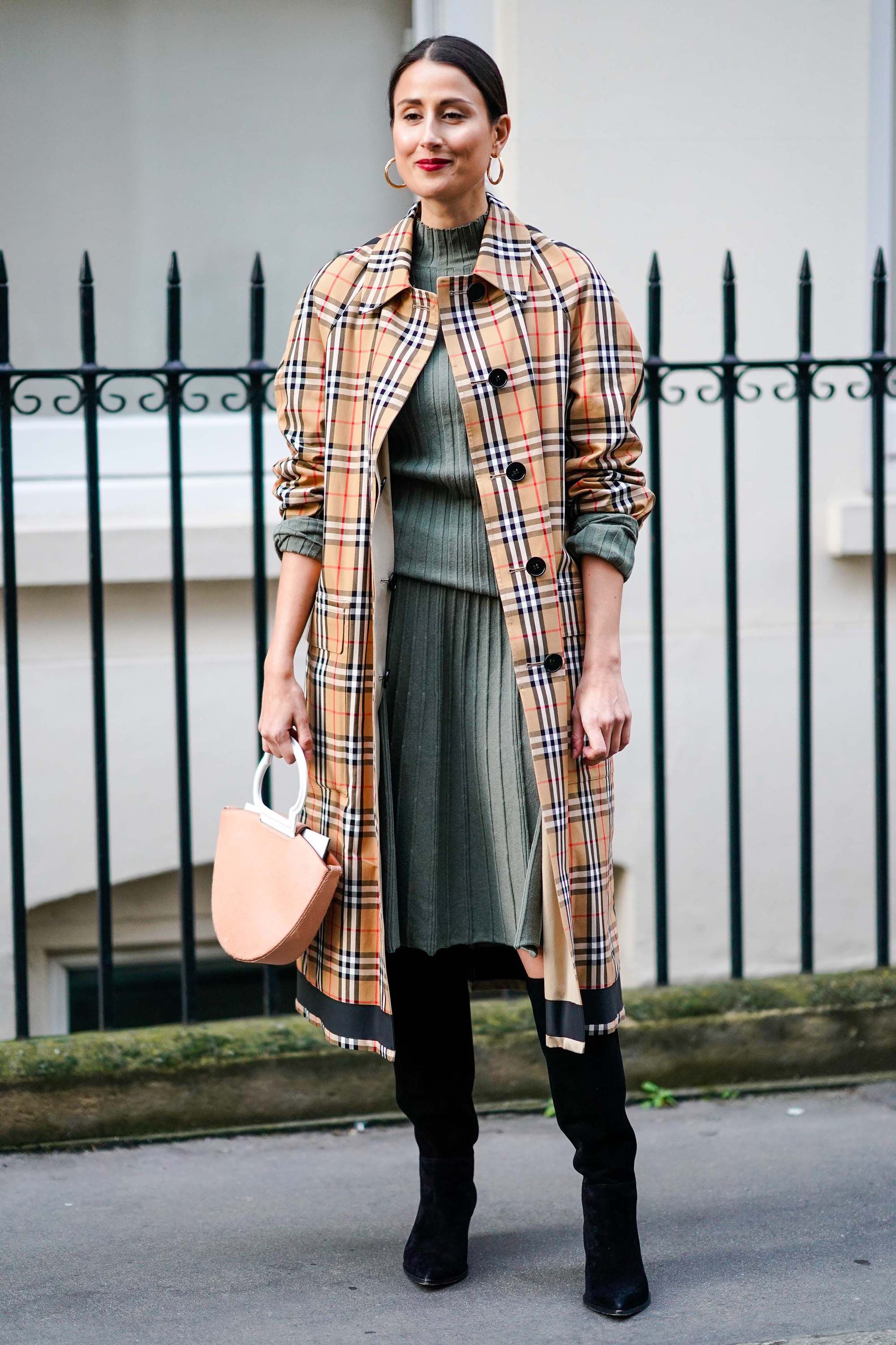 dress and knee high boots outfit