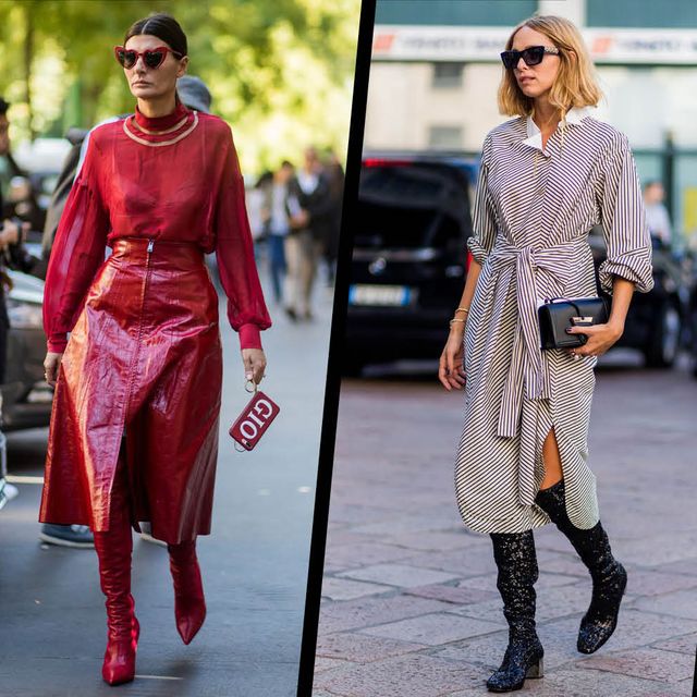 Thigh high boots - how to wear them now