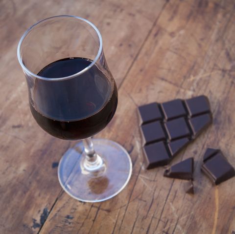 wine and chocolate tasting
