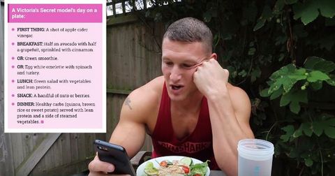 人気youtuberのボディビルダーが 下着モデルのダイエット食事法 筋トレ を試してみた結果