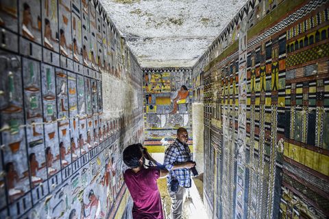 TOPSHOT-EGYPT-ARCHAEOLOGY-HERITAGE-HISTORY