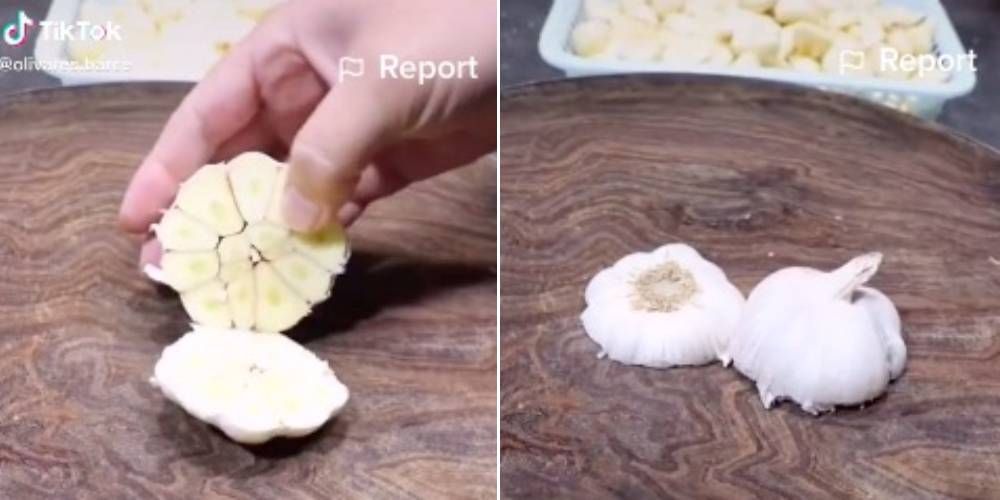 This Tiktok Tip For Preparing Garlic Is Brilliant