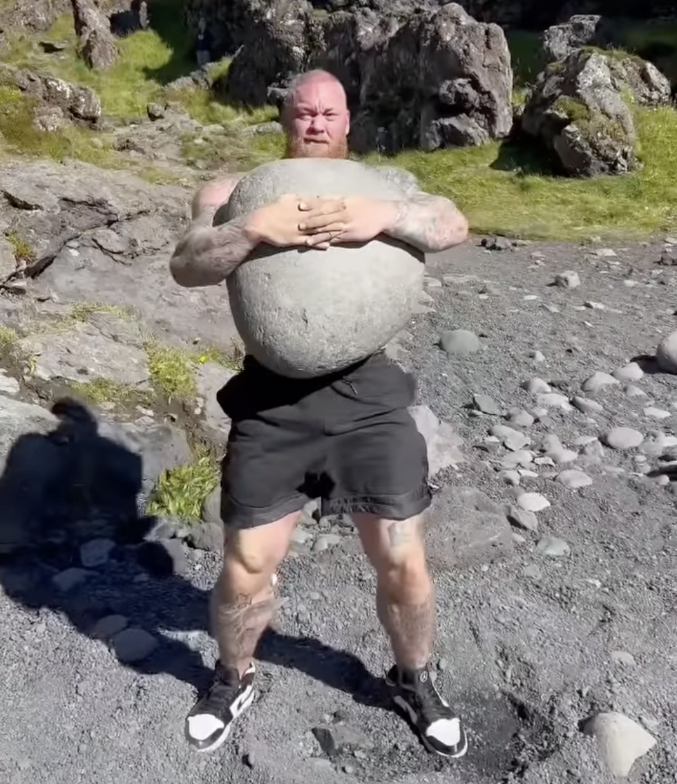 Watch Thor Bjornsson Lift One of Iceland's Heaviest Boulders thumbnail