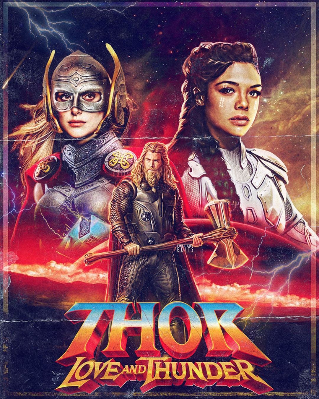 Thor: Love and Thunder' ya tiene su propio fan-poster - MCU