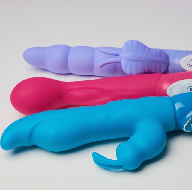 Three vibrators on a white background Three vibrators on a white background