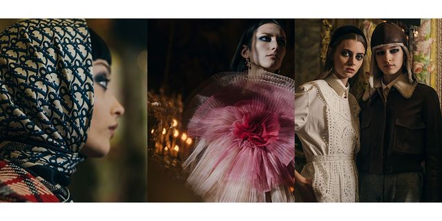 ディオールがヴェルサイユ宮殿で発表した2021年秋冬 コレクション ショーのランウェイを歩いたモデルたちがショーの舞台裏を紹介するバックステージツアーを公開