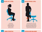 Exercise Moves You Can Do At Your Desk | Prevention