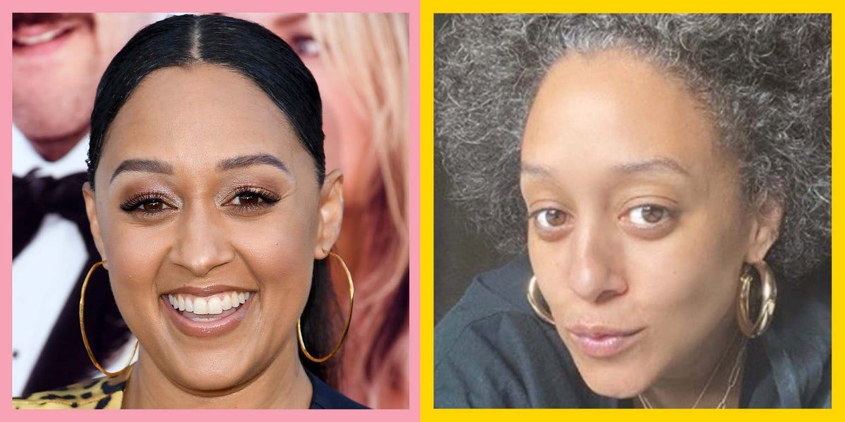 Sister, Sister star Tia Mowry just served with a grey afro