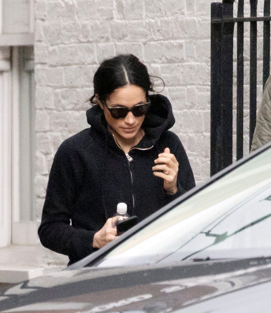 Meghan Markle Was Seen Leaving The Gym Just One Month Before The Royal