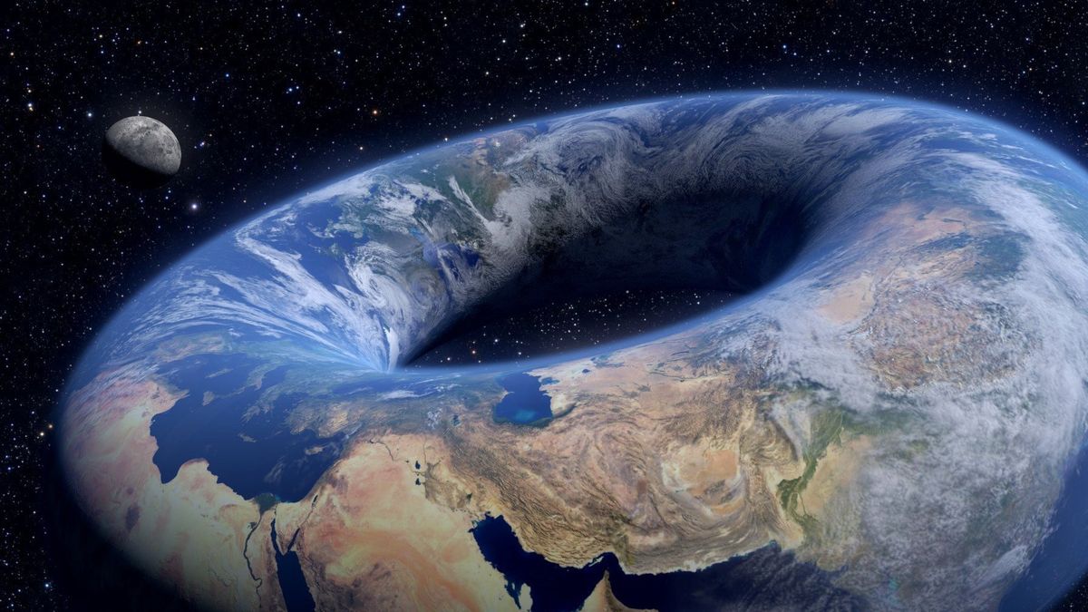 La Tierra tiene forma de donut, según una teoría