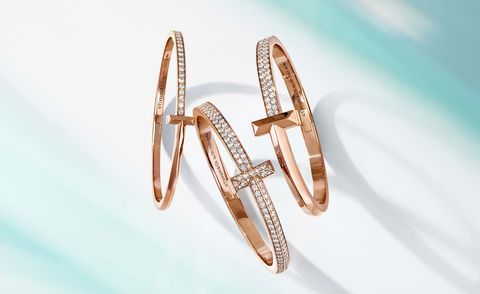 Tiffany & Co. T1系列珠寶全新戒指和手環