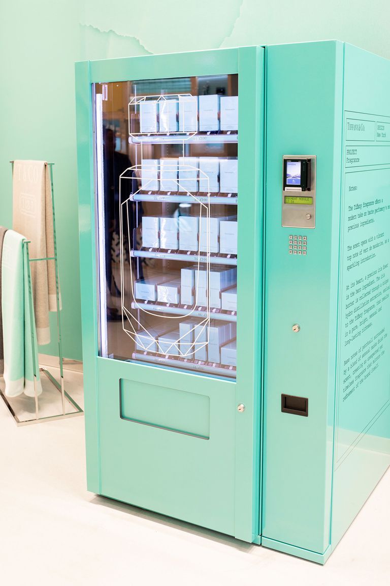 tiffany & co vending machine