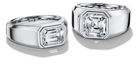tiffany’s platinum and diamond rings