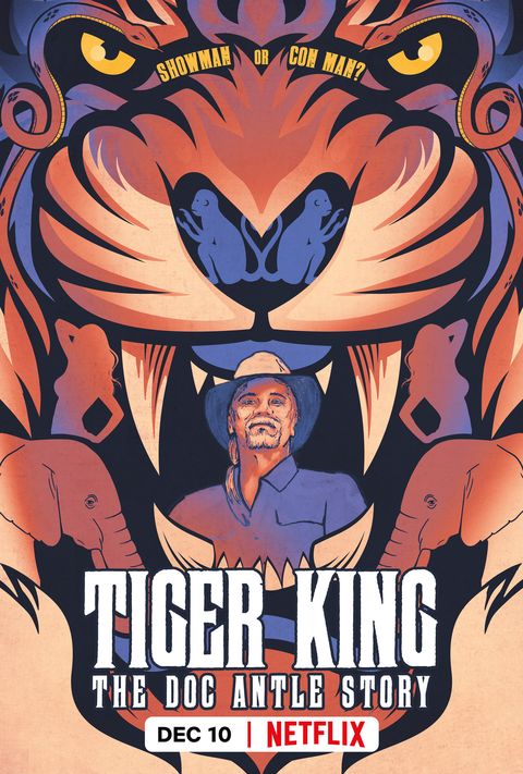 poster della storia delle corna di re tigre il dottore