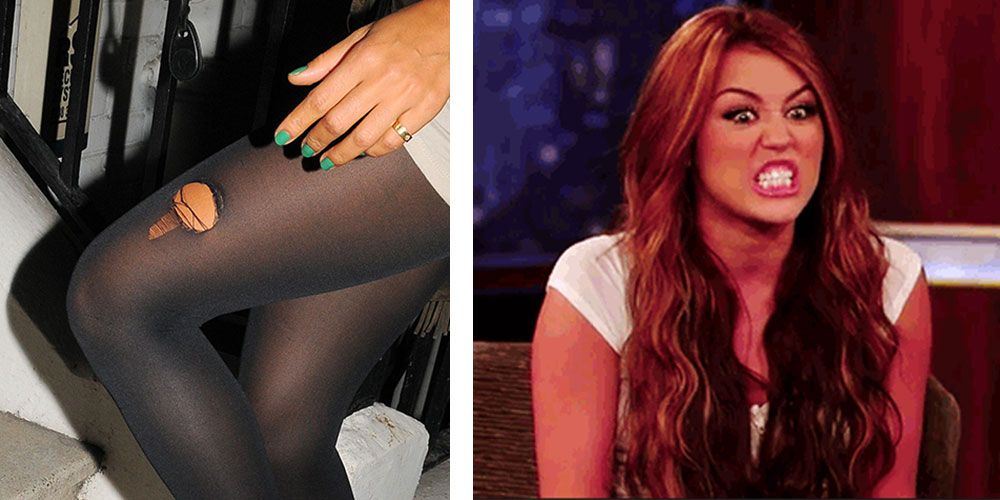 19 thoughts every girl has when wearing tights picture