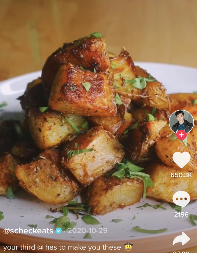 tiktok is obsessed with these crispy potatoes