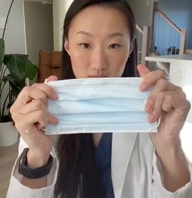 Doctor's 60-Second Face Mask Hack Goes Viral On TikTok