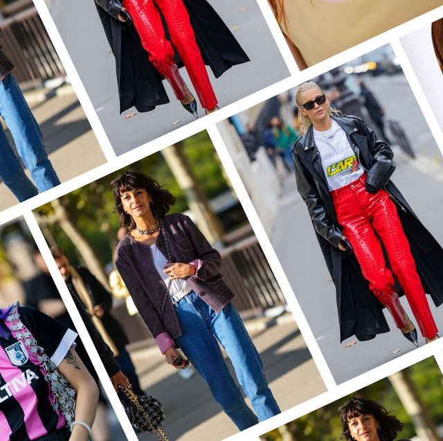 een collage van vrouwen die tiktok-trends dragen in een overzicht van tiktok-trends voor 2023