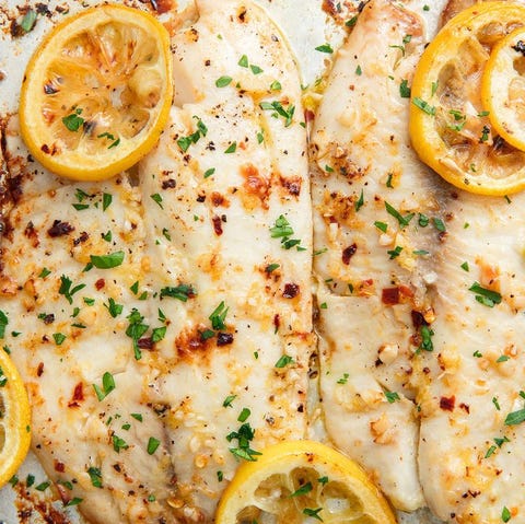 garlicky lemon baked tilapia