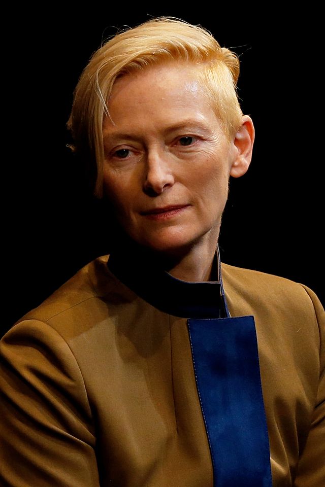 new york, new york   october 05 actress tilda swinton attends "memoria" press conference during 59th new york film festival at the film society of lincoln center, walter reade theatre on october 05, 2021 in new york city photo by dominik bindlgetty images