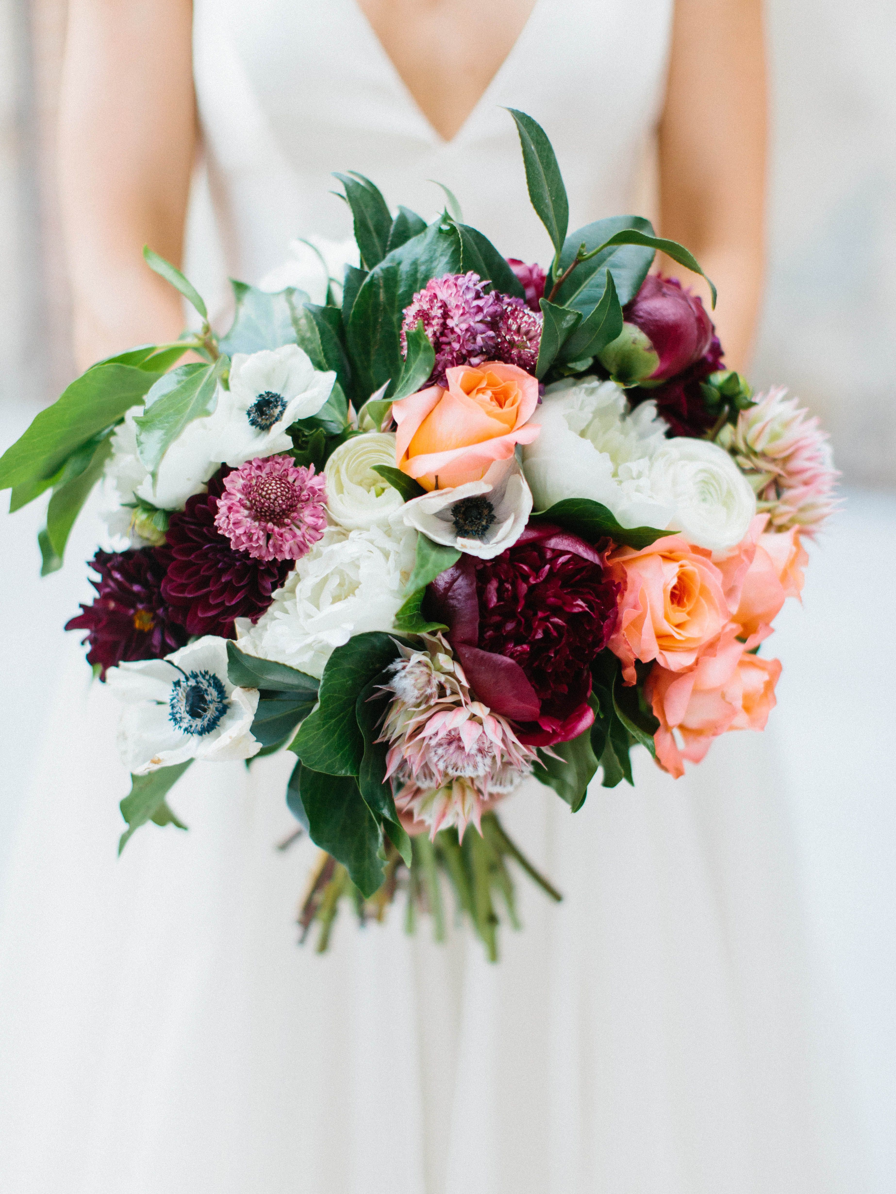 bridesmaid flower arrangements