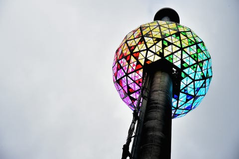 times square new year's eve 2017   philips ball test