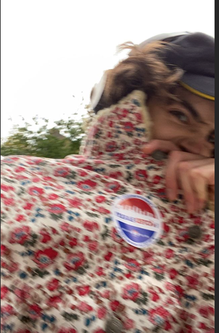 timothée chalamet voting