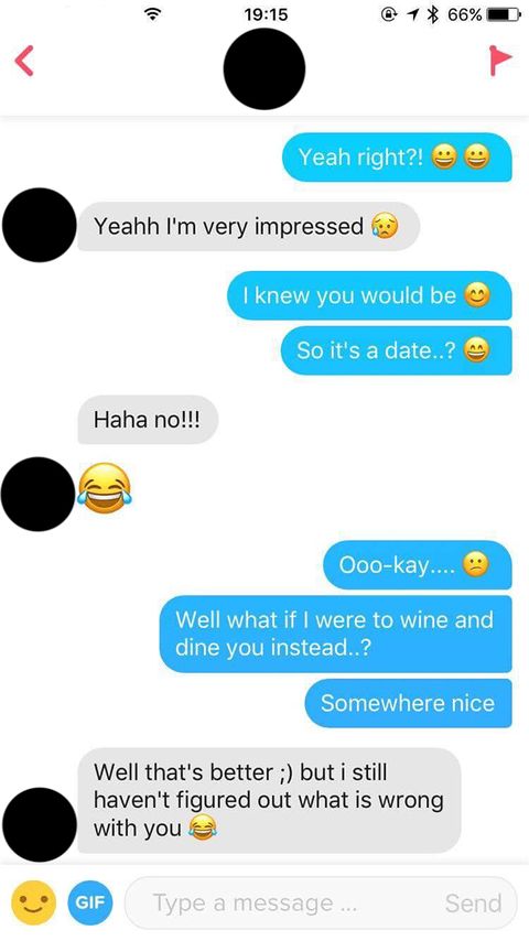 Someone text on to tinder how 9 Funny
