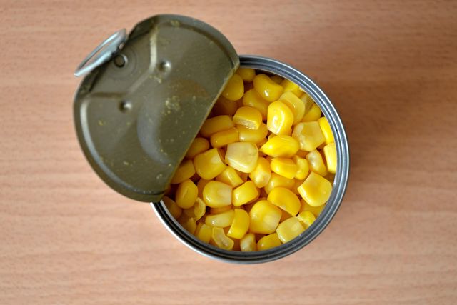 tinned sweet corn