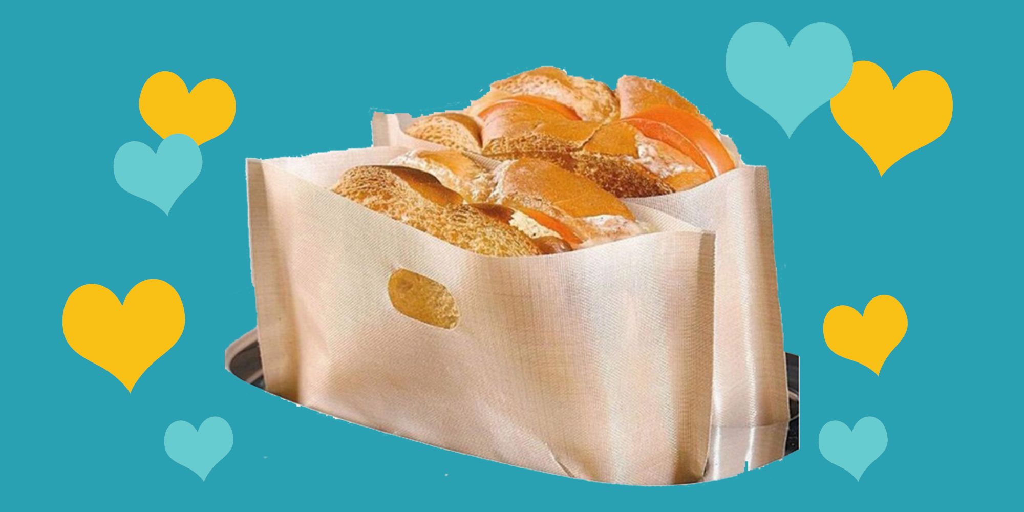 2x Toaster Bags Toastie Pockets Toast Toast Toasta Toastabags Cheese 