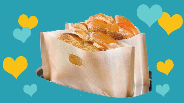 toaster bags hed with hearts on blue backfround delish uk