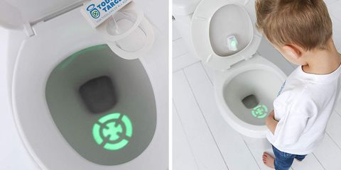 This Bullseye Target Light Helps Potty Train Your Toddler Or Man