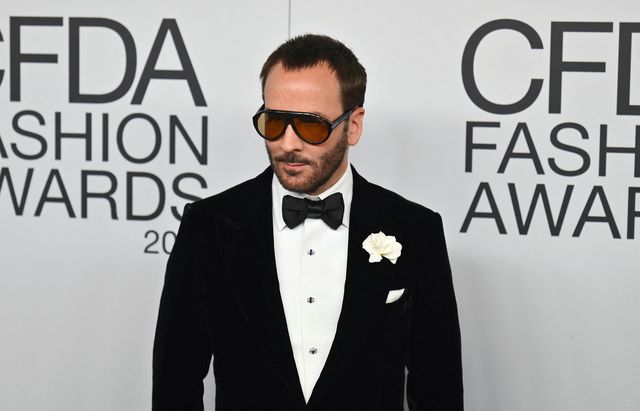 us fashion designer tom ford attends the 2021 cfda fashion awards at the pool  the grill on november 10, 2021 in new york city photo by angela weiss  afp photo by angela weissafp via getty images