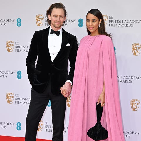 tom hiddleston and zawe ashton at the ee british academy film awards in march 2022