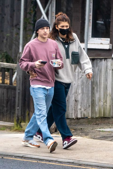 Tom Holland and Zendaya in the UK