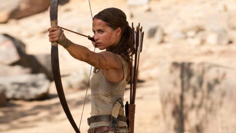'tomb raider' 2018, con alicia vikander