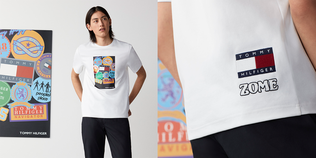 トミー ヒルフィガーが、「mysterious al」と「studio zome」とのユニークなコラボレーションtシャツのコレクションを発表