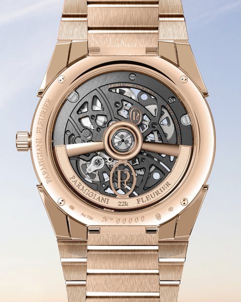 parmigiani tonda pf skeleton rose gold watch
