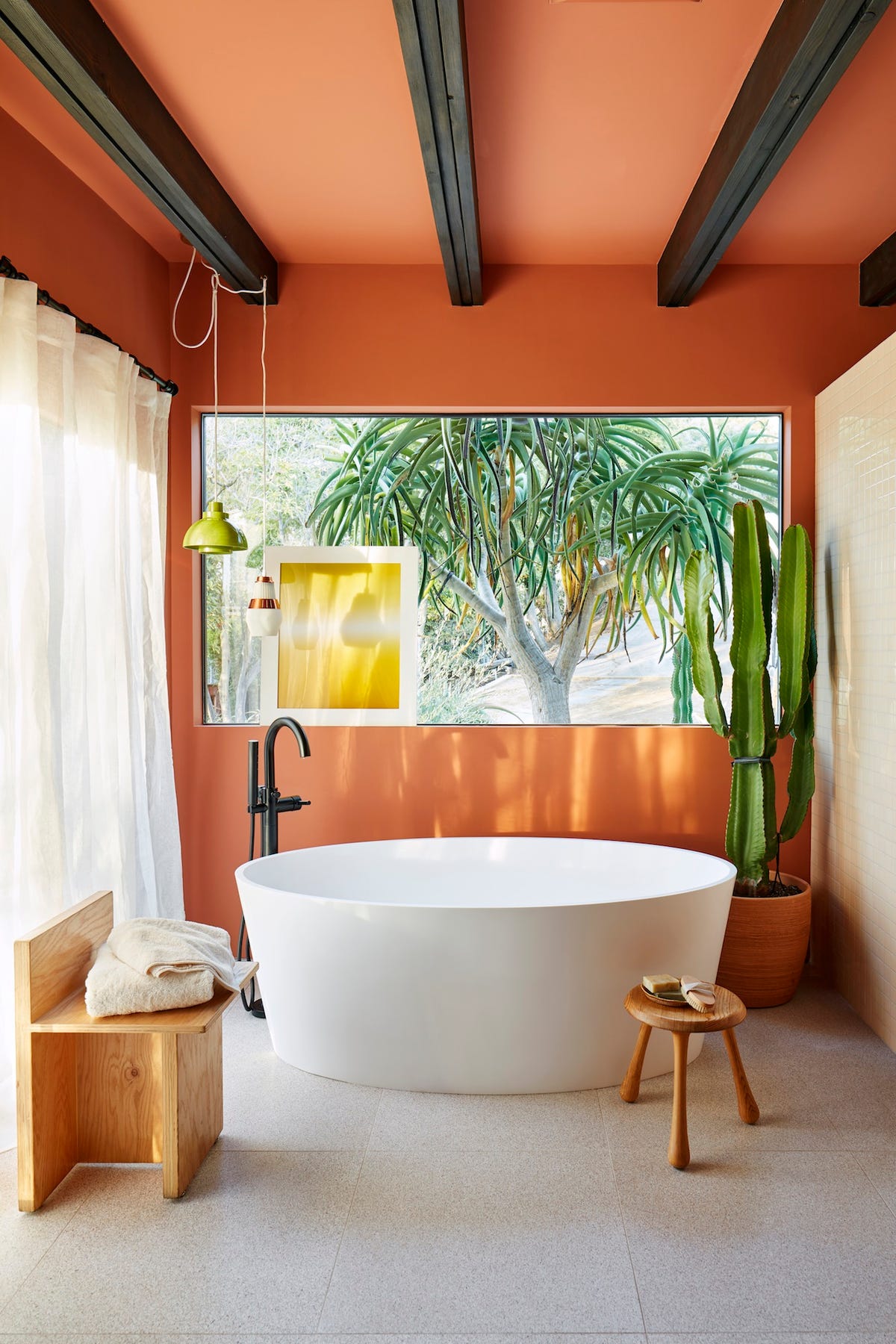 Every Bathroom In Sophia Bush S House Is Full Of Next Level Color