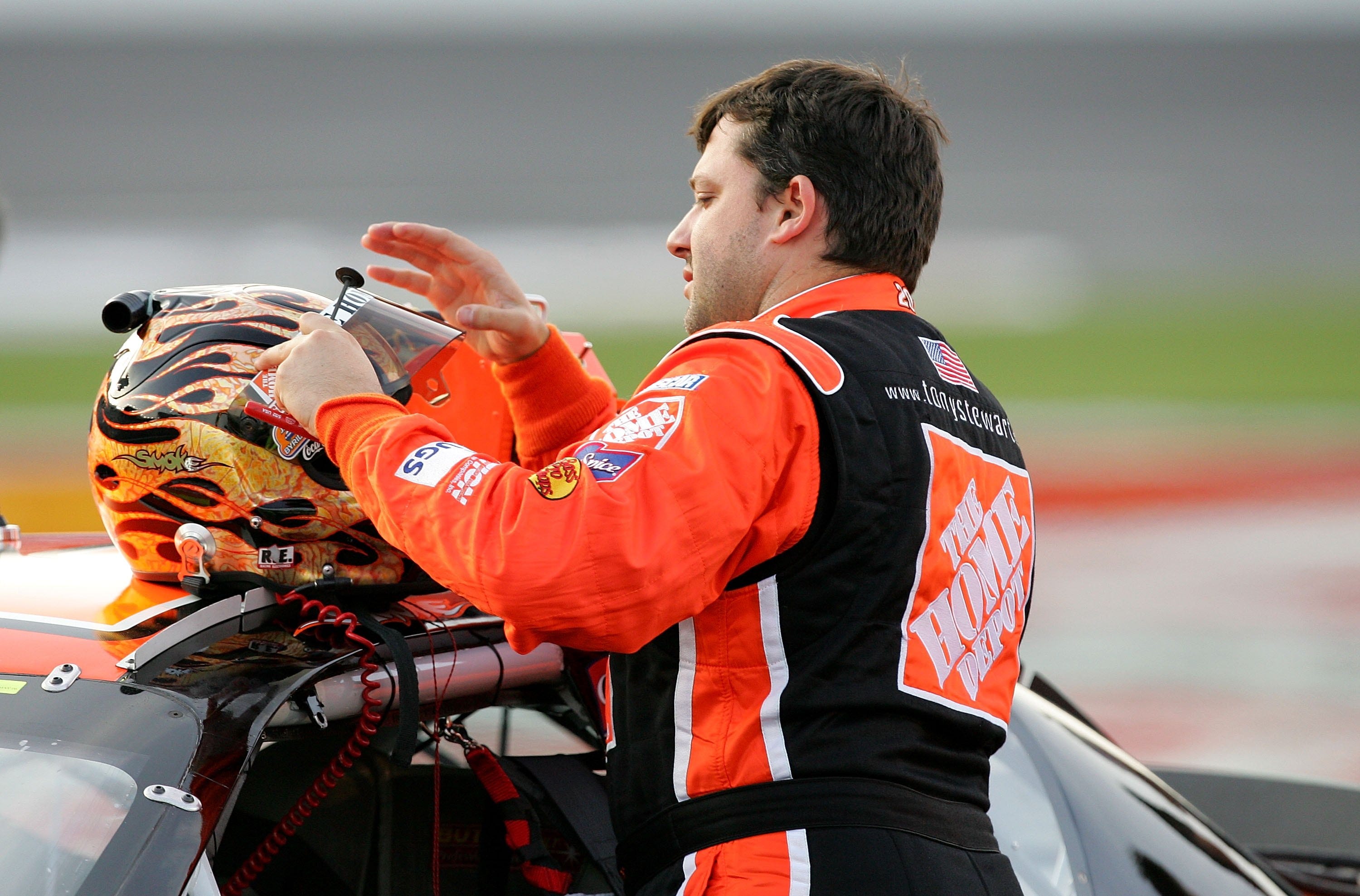 Video: Tony Stewart's Helmet Collection Is Unmatched