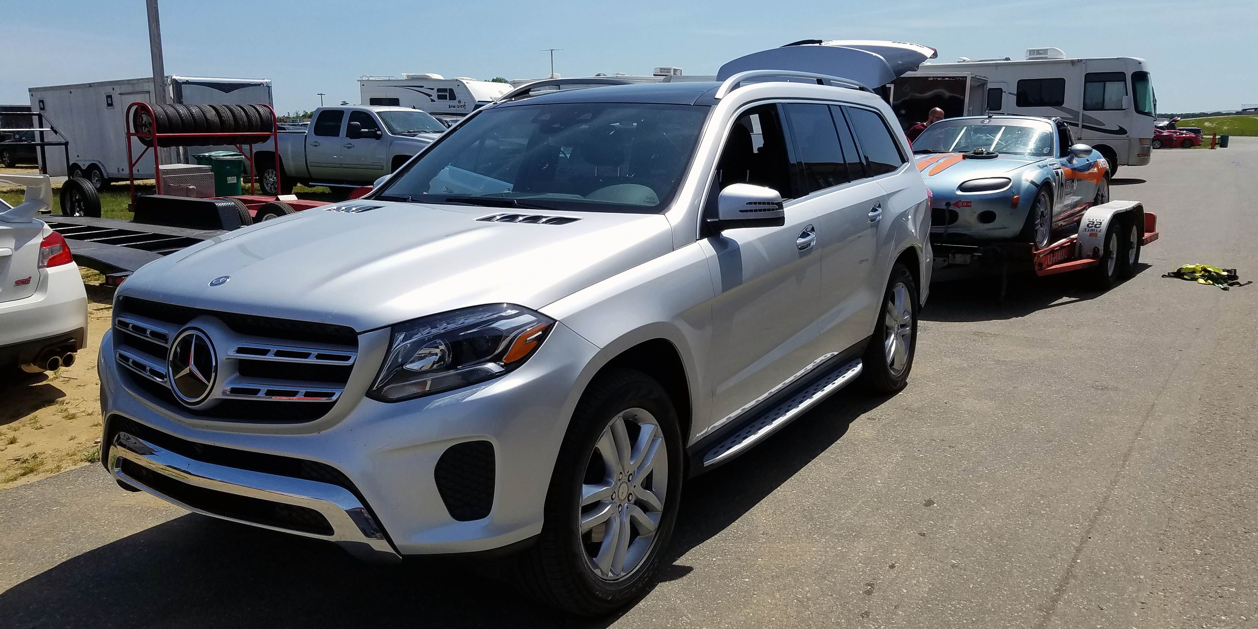 the mercedes benz gls450 is a shockingly capable tow vehicle the mercedes benz gls450 is a