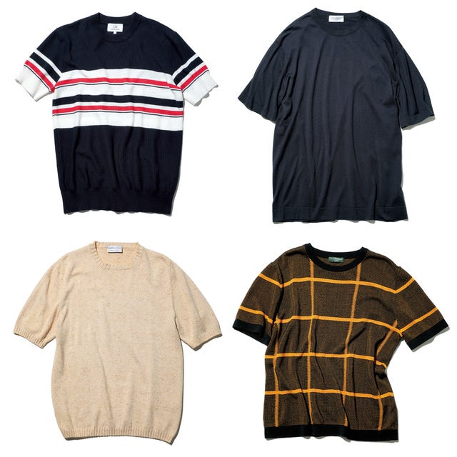 ニット地のtシャツ おすすめ5選 短パンスタイルも格上げできる ニット地のtシャツ おすすめ5選 短パンスタイルも格上げできる