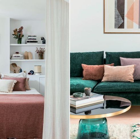35 でおしゃれに暮らす 布と色を巧みに操るデザイナーの家 Elle Decor エル デコ