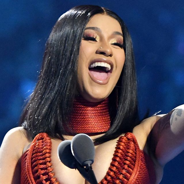 newark, new jersey   august 26 cardi b accepts award for best hip hop music video onstage during the 2019 mtv video music awards at prudential center on august 26, 2019 in newark, new jersey photo by jeff kravitzfilmmagic