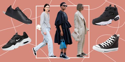 黒スニーカーは大人女子の必需品 人気レディースブランドのおすすめ25選 コーデ集 21年最新 ファッション Elle エル デジタル