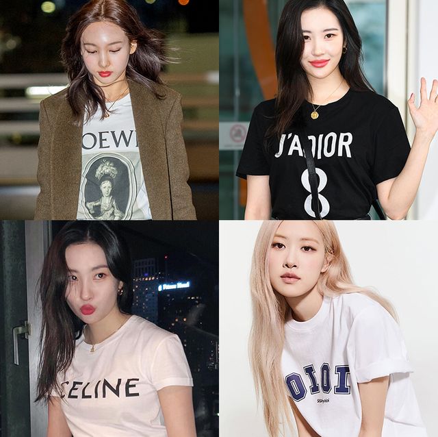 韓国アイドルの愛用tシャツ 人気かぶりブランドを徹底調査 Blackpinkやtwice